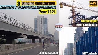 Indonesia Transportation Megaprojects  Ongoing amp Massive Construction  KCJB  LRT  MRT Cinematic [upl. by Narba]