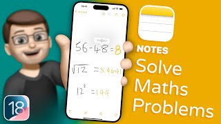 How to Make Calculations Easy with the New Notes App in iOS 18 [upl. by Waters]