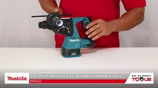 Makita DHR242Z Cordless Rotary Hammer Drill  UK Planet Tools [upl. by Ahsinra493]