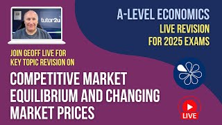 Competitive Market Equilibrium amp Changing Market Prices  ALevel Economics Live Revision 2025 [upl. by Mohn967]