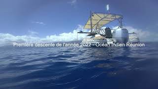 Première descente 2022 Océan Indien Réunion [upl. by Dnana]