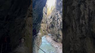 Bavaria’s Hidden Natural Wonder partnachklamm bavarianalps naturelovers hiddengems motivation [upl. by Nagiam951]