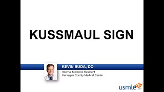 USMLERx Express Video of the Week Kussmaul sign [upl. by Assenat]