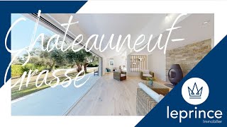 ChâteauneufGrasse  Villa 226m2 rénovée  Terrain 2400m2  Piscine  leprince Visites Virtuelles [upl. by Asirralc]