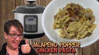 Making Food Monday Pressure Cooker Jalapeño Popper Chicken Pasta [upl. by Arracot]