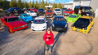 FULL TOUR OF OUR CAR COLLECTION [upl. by Layol]