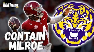 Can LSUs Defense Contain Jalen Milroe and Secure a Huge Win Over Alabama [upl. by Oirtemed]