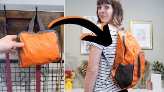 Move Over Reusable Tote Hello Packable Backpack [upl. by Eckardt]