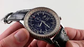 PreOwned Breitling Navitimer 1461 Limited Edition A1937012BA57 Luxury Watch Review [upl. by Anirpas101]