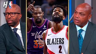 Inside the NBA reacts to Trail Blazers vs Suns Highlights [upl. by Bondie922]