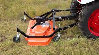 Demonstration of MechMaxx 72in Working Width Finishing Mower for Tractor 3050hp3 Point FM180 [upl. by Aletse495]