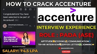 Accenture Interview Experience 2024  Selection Coding amp Offer Insights from Selected Candidate [upl. by Ahsilem]