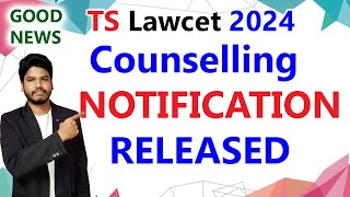 NOTIFICATION RELEASEDTS LAWCET 2024 [upl. by Guildroy513]