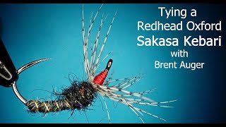 Redhead Oxford Sakasa Kebari  Tenkara Fly Tying [upl. by Nneb]