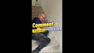 Comment tracer un escalier en carrelage [upl. by Harbed]