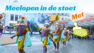 Meelopen in de stoet met AKV Nèm Na  Aalst Carnaval 2024 [upl. by Spohr]