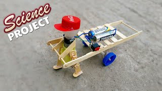 How to make simple walking robot  Science Project  DIY Mini Walking robot [upl. by Arykat]