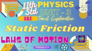 Static Friction  Friction  Law of Motion  11thphysics physicsconcept friction [upl. by Sacrod]