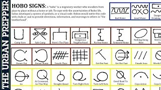 Hobo Signs Survival Communication Symbols by TheUrbanPrepper [upl. by Odraode]