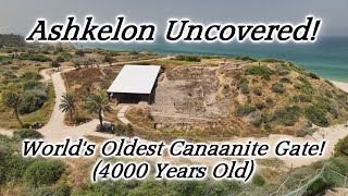 Ashkelon Uncovered Tour Oldest Canaanite Gate 4000 Years in the World Philistine Israelite City [upl. by Seugirdor]