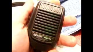 ICOM HM14 Microphone b [upl. by Atterehs]