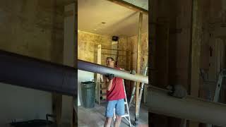 Kitchen Beam Support Part 1 of 3 victorianhome diy renovation [upl. by Ecnarf]