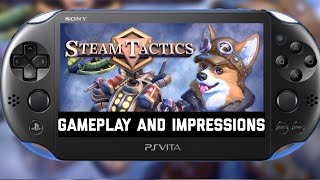 Steam Tactics PS Vita Gameplay and My Thoughts So Far [upl. by Akyssej]