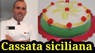 Cassata siciliana fatta in casa perfetta spiegata da un pasticciere con tanti trucchi del mestiere [upl. by Ibrahim14]