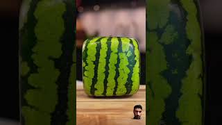 JAPANESE SQUARE WATERMELON 🍉❤️ PART 2  shorts viral reaction shortvideo [upl. by Ariday192]