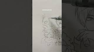 Drawing rody soul amp Bakugo bakugo myheroacademia shorts [upl. by Lienet]