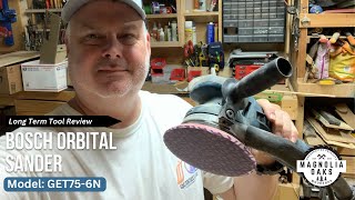 Bosch Orbital Sander  Model GET756N  Woodworking Business Owner Honest Review [upl. by Iago]