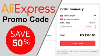 AliExpress Promo Code 2024  Get up 50 Coupon AliExpress Working [upl. by Atilrac]