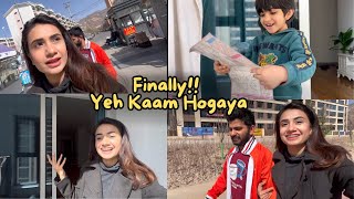 We Are Happy 😃 Finally Yeh Kam Hogya Itney Intezar k Bad 😃 RAMADAN VLOG [upl. by Nimaynib]