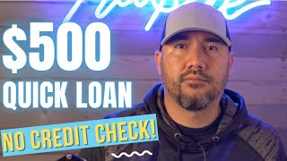 500 LOAN APP wo a CREDIT CHECK or application  INSTANT FUNDING [upl. by Eelirrem]