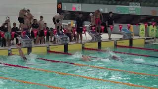 4x100 Men Free Relay  Finals  DLS Lane 7  33253  2024 Open Champ [upl. by Evol]