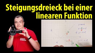 Steigungsdreieck bei einer linearen Funktion  Lehrerschmidt [upl. by Cichocki]