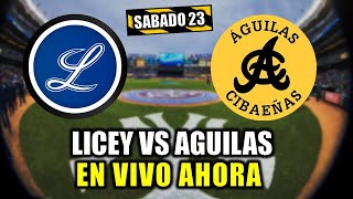 🔴EN VIVO TIGRES DEL LICEY VS AGUILAS CIBAEÑAS  VIERNES DE NOVIEMBRE LIDOM [upl. by Khalid]