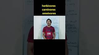 Herbivoers carnivores omnivores herbivores omnivores shorts [upl. by Raven486]