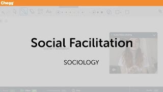 Social Facilitation  Sociology  Chegg Tutors [upl. by Iline]