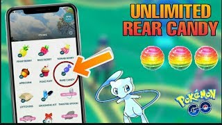 How to get unlimited rare candy in Pokémon go [upl. by Bedwell988]