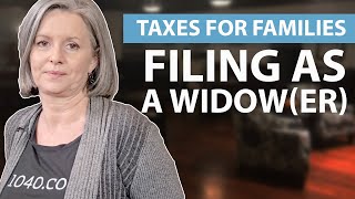 Filing as a Widower  Taxes for Families  1040com Tax Guide [upl. by Adiarf942]