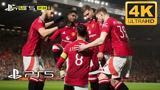 PES 2024 Manchester United vs Inter Milan  The Ultimate Realism and Graphics Showdown [upl. by Thomasin342]