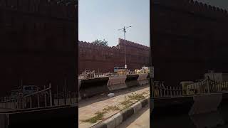 Red fort back side red fortdelhi mugalbridgeyt shortsviraltravel touristroadies happiness [upl. by Norse]