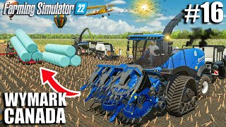 I used CUSTOM TRACKED NEW HOLLAND to turn 2000000L Maize into Silage  Farming Simulator 22 [upl. by Eugirne]