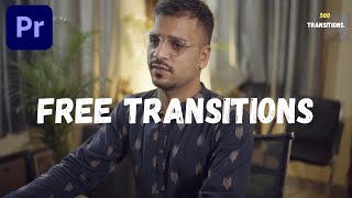 500 Free Transitions for Adobe Premiere Pro  Wedding highlight [upl. by Zippel]