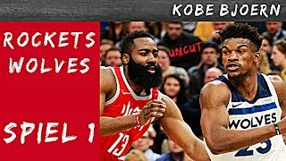 Rockets gegen Timberwolves Spiel 1 NBA Playoff Analyse  KobeBjoern uncut [upl. by Limber70]