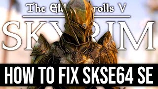 How to Downgrade Skyrim SE to Fix SKSE64 amp Mods 2021  Downgrade Patcher v15 [upl. by Ahsinan713]