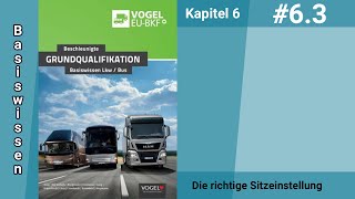 Beschleunigte Grundqualifikation Basiswissen Kapitel 63  Die richtige Sitzeinstellung [upl. by Filip]