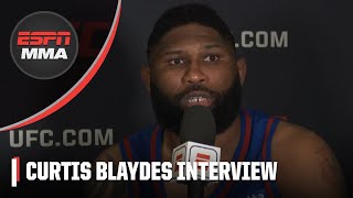 Curtis Blaydes on Tom Aspinall rematch I’m coming to his house to get his belt  ESPN MMA [upl. by Oriole350]