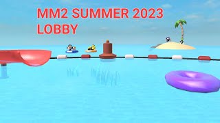 roblox MM2 summer lobby 2023 [upl. by Llekcir]